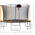 12 feet Trampoline And Enclosure With Basketball Hoop